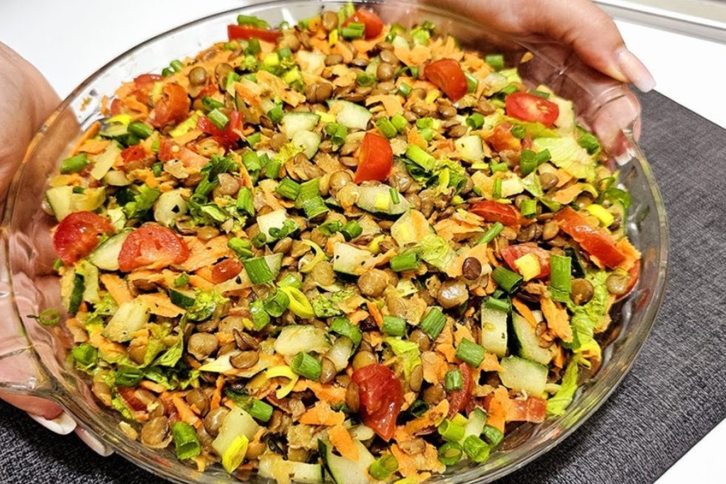 Salada da Sorte de Lentilha