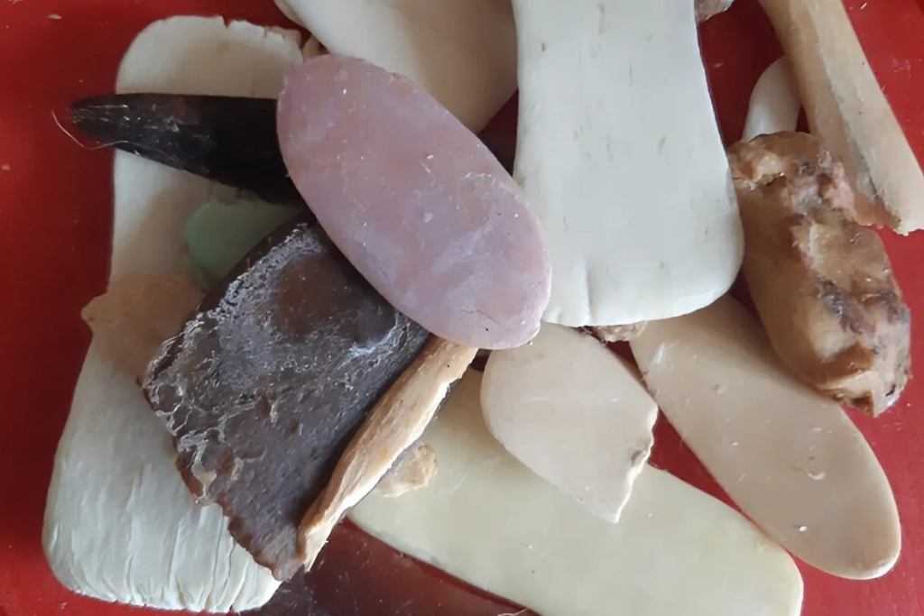 Nao jogue fora os restos de sabao