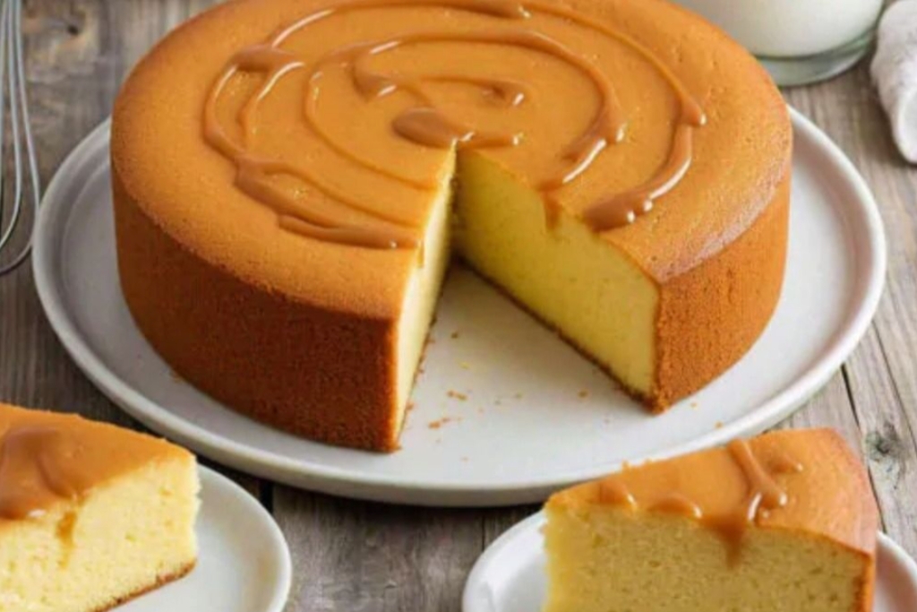 Receita de bolo de leite condensado cremoso de liquidificador