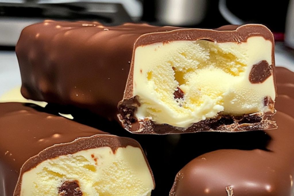 Picole Caseiro de Chocolate Recheado