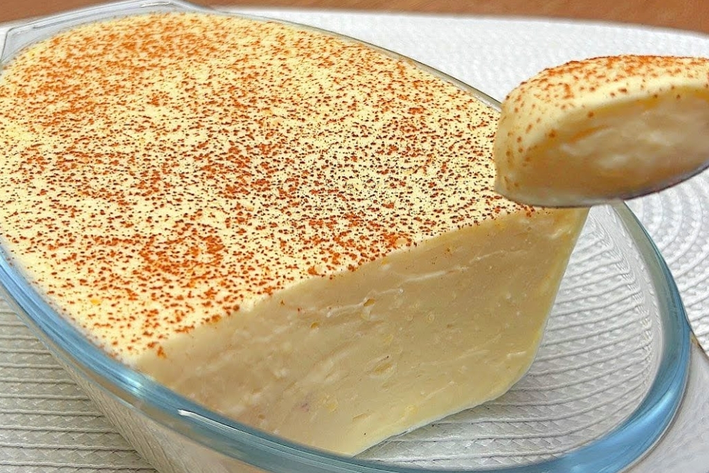 Sobremesa cremosa de limao e laranja